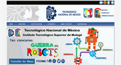Desktop Screenshot of itesme.edu.mx